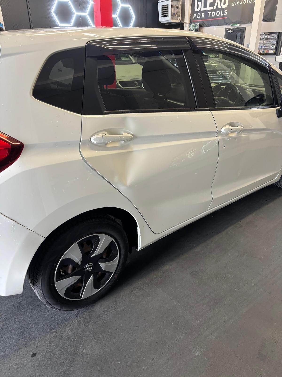 Before repair - Door Panel Repair