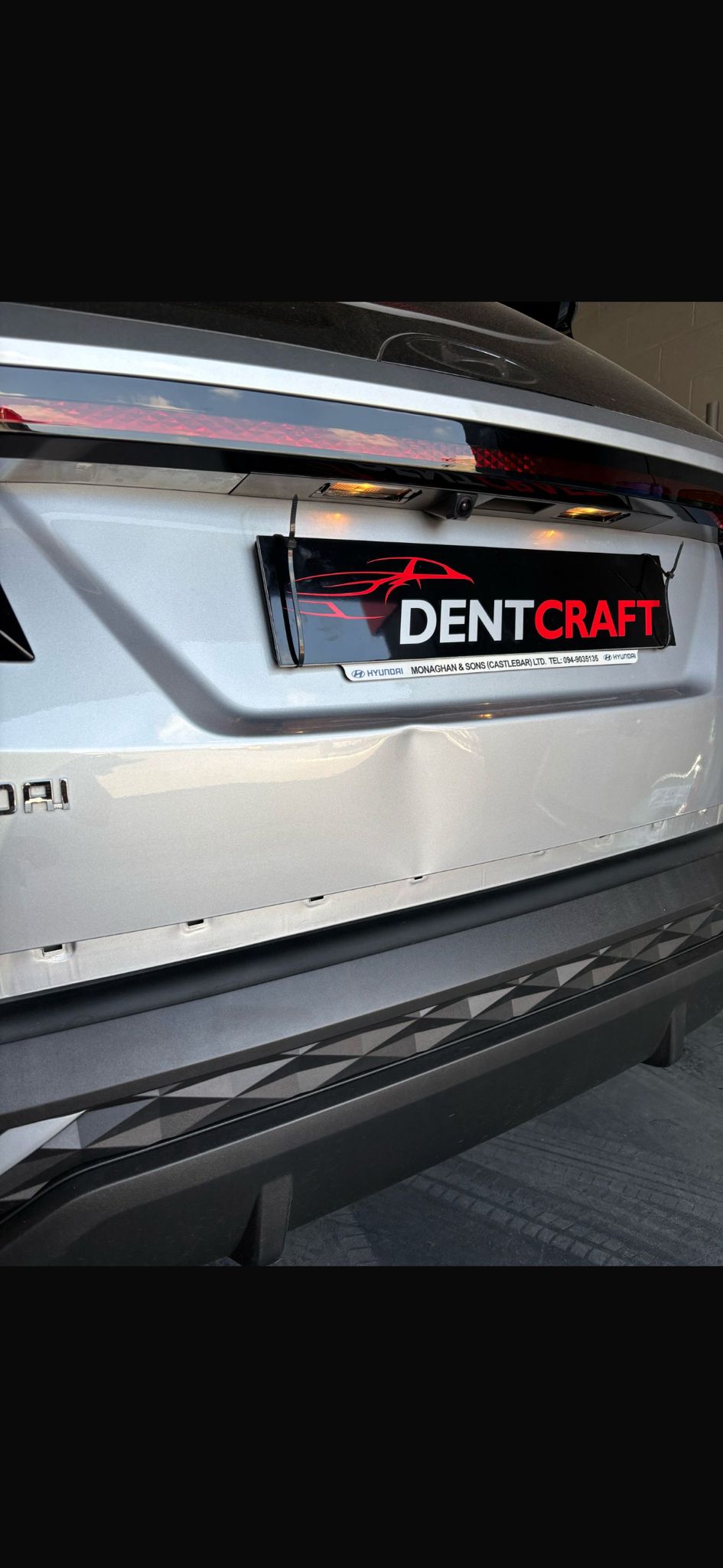 Before repair - Panel Dent Repair