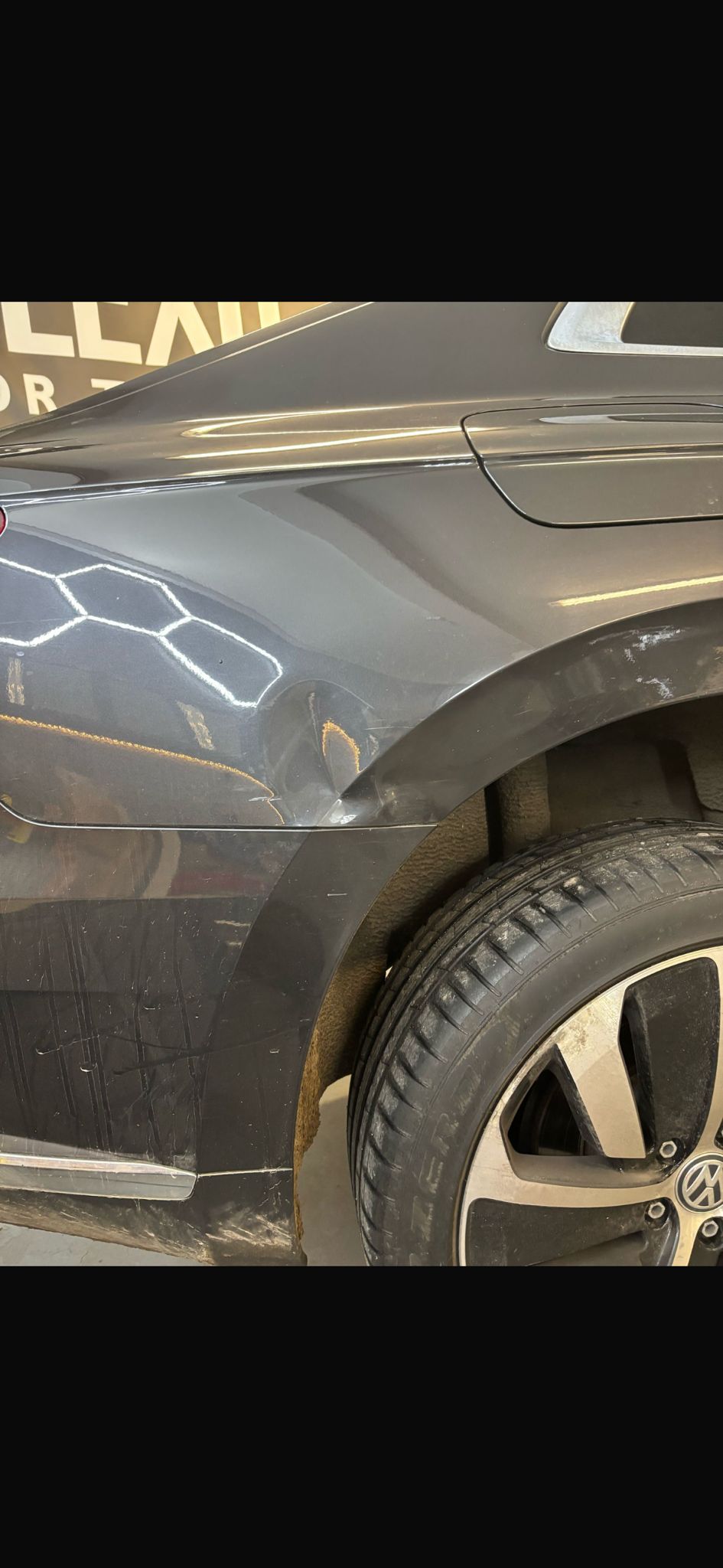 Before repair - Premium Dent Repair